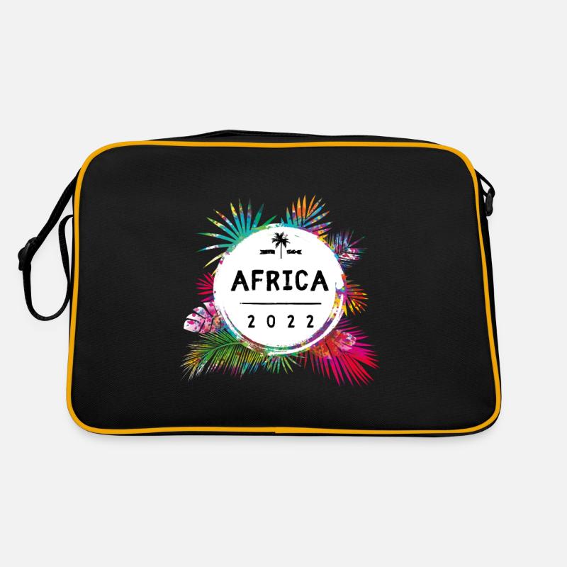 Afrika 2022 Bunt Retro Tasche