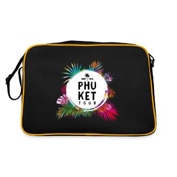 Phuket Tour Colorful - Retro Bag - black/gold - Back