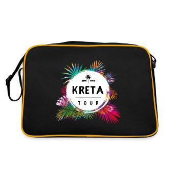 Tour de Crète coloré - Sac Retro - noir/or - Dos