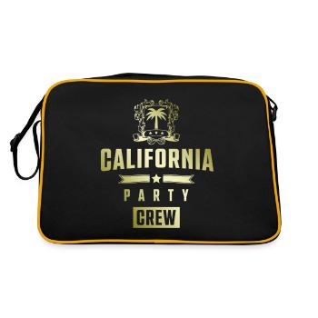 Équipage de fête en Californie - Sac Retro - noir/or - Dos