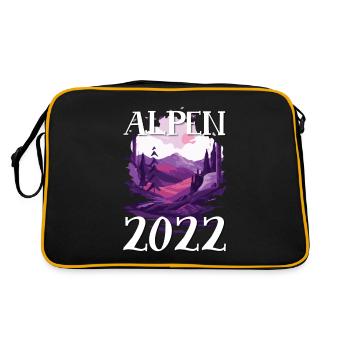 Alpes 2022 - Sac Retro - noir/or - Dos