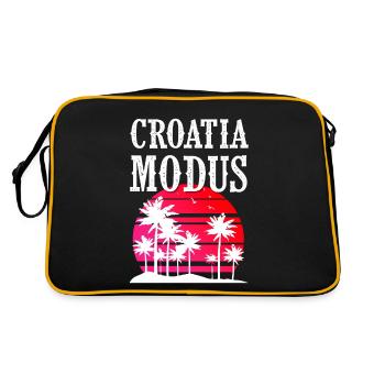 Mode Croatie - Sac Retro - noir/or - Dos