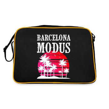 Mode Barcelone - Sac Retro - noir/or - Dos