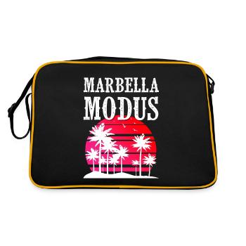 Marbella Mode - Sac Retro - noir/or - Dos