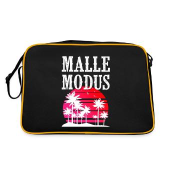 Malle Mode - Sac Retro - noir/or - Dos