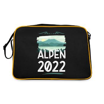 Alpes 2022 - Sac Retro - noir/or - Dos