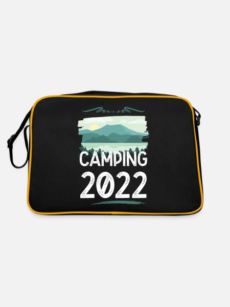 Camping 2022 - Sac Retro - noir/or - Dos