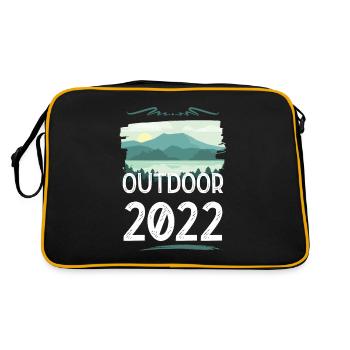 Outdoor 2022 - Retro Tasche - Schwarz/Gold - Hinten