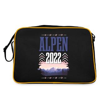 Alpes 2022 - Sac Retro - noir/or - Dos