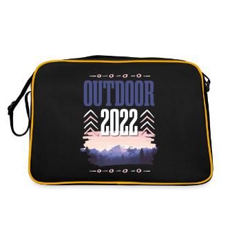 Outdoor 2022 - Retro Tasche - Schwarz/Gold - Hinten