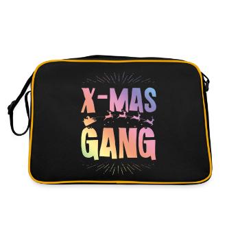 X-mas Gang - Retro Bag - black/gold - Back
