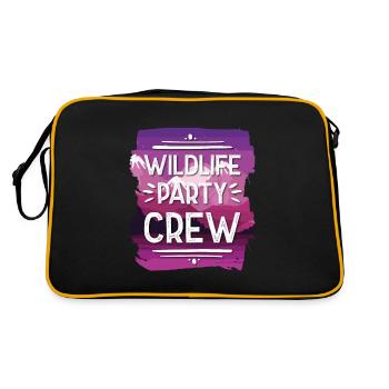 Équipe de fête de la faune - Sac Retro - noir/or - Dos