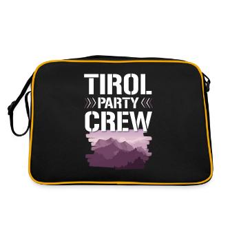 Tirol Party Crew - Sac Retro - noir/or - Dos
