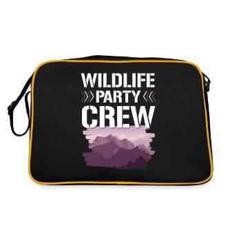 Équipe de fête de la faune - Sac Retro - noir/or - Dos