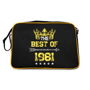 1981 Best of Birthday - Sac Retro - noir/or - Dos