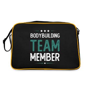 Équipe de musculation - Sac Retro - noir/or - Dos