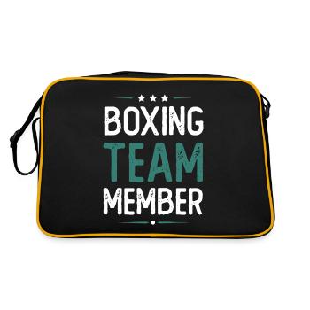 Boxing Team - Retro Bag - black/gold - Back