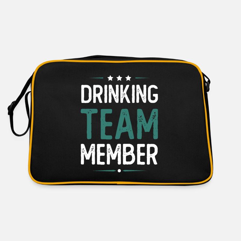 Équipe de consommation d’alcool Sac Retro