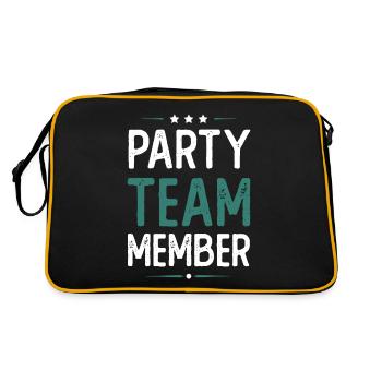 Party Team - Retro Bag - black/gold - Back