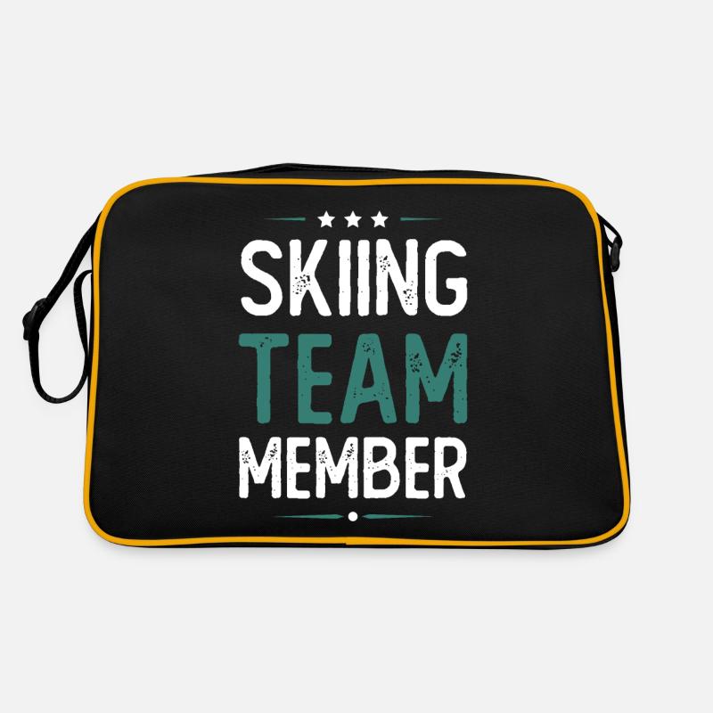 Skiing Team Retro Tasche