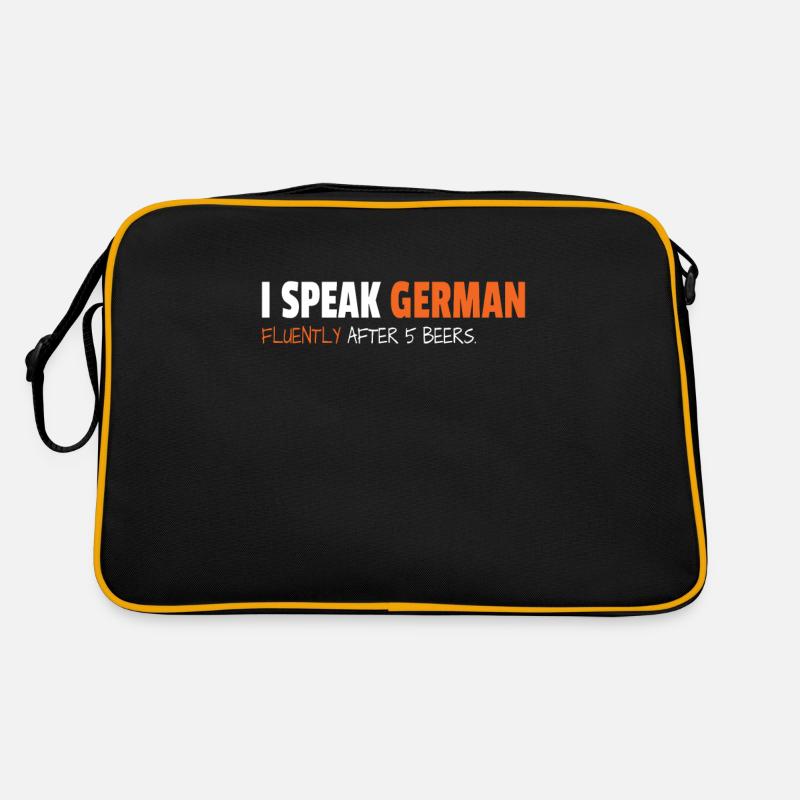 I Speak German Fluently After 5 Beers Sac Retro