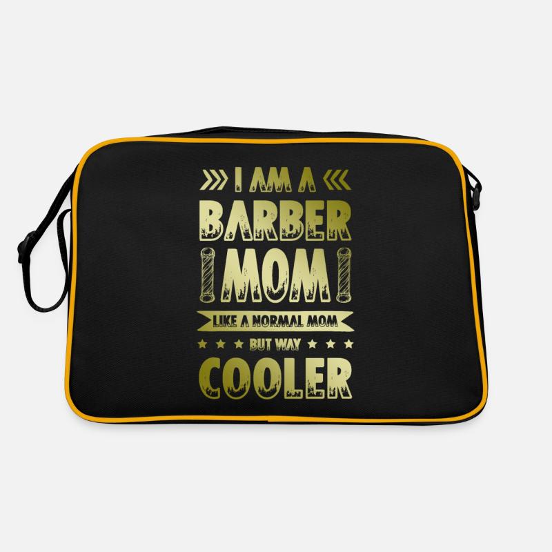 Barber Mom Friseur Spruch Retro Tasche
