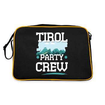 Tirol Party Crew - Sac Retro - noir/or - Dos