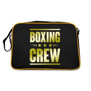 Boxing Crew - Retro Bag - black/gold - Back
