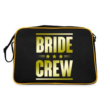 Équipage de la mariée - Sac Retro - noir/or - Dos