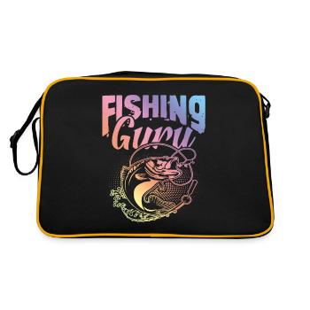 Fishing Guru - Retro Bag - black/gold - Back