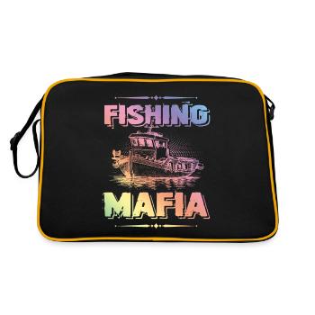 Mafia de la pêche - Sac Retro - noir/or - Dos