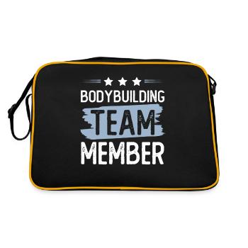 Équipe de musculation - Sac Retro - noir/or - Dos