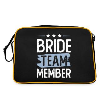 Équipe de la mariée - Sac Retro - noir/or - Dos