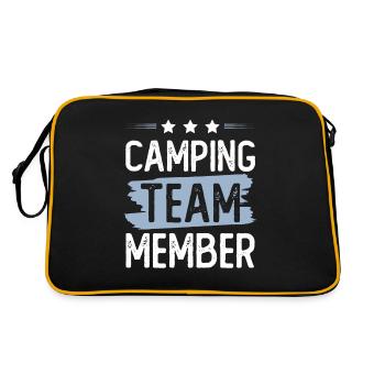 Équipe de camping - Sac Retro - noir/or - Dos