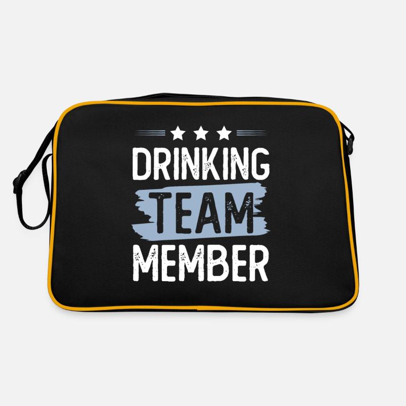 Équipe de consommation d’alcool Sac Retro