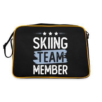 Skiing Team - Retro Bag - black/gold - Back