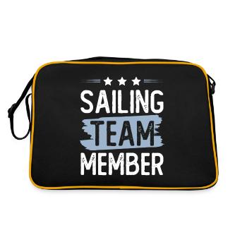 Équipe de voile - Sac Retro - noir/or - Dos