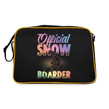 Snowboarder officiel - Sac Retro - noir/or - Dos