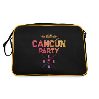 Équipage de la fête de Cancun - Sac Retro - noir/or - Dos