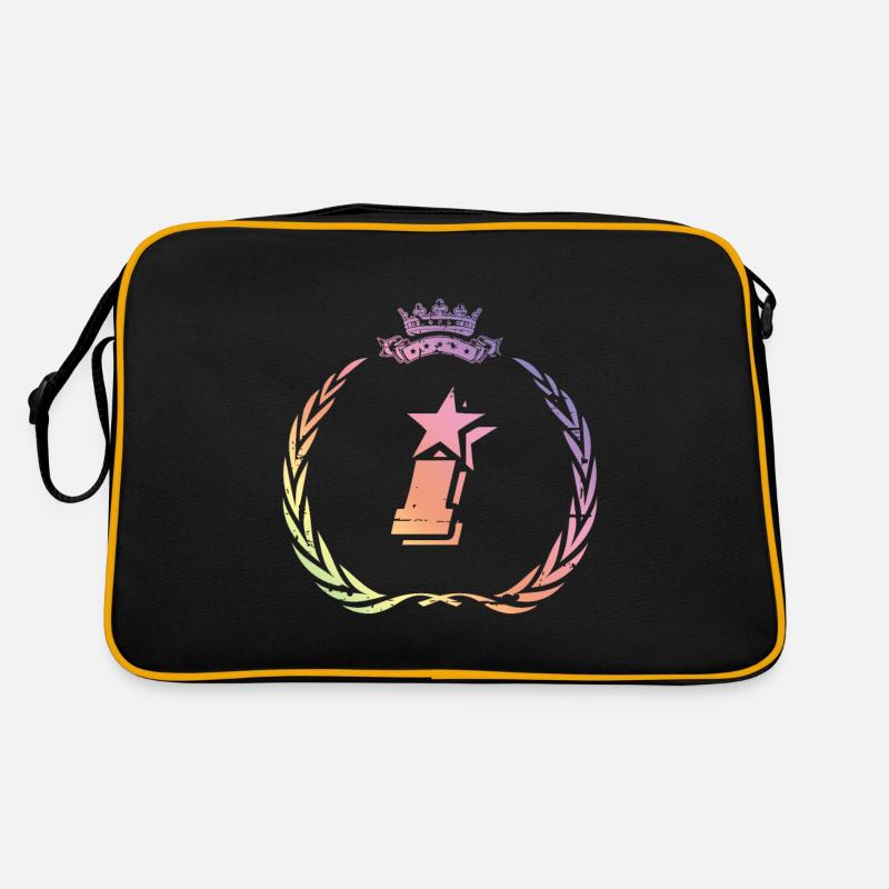 I Buchstabe Kranz Retro Tasche