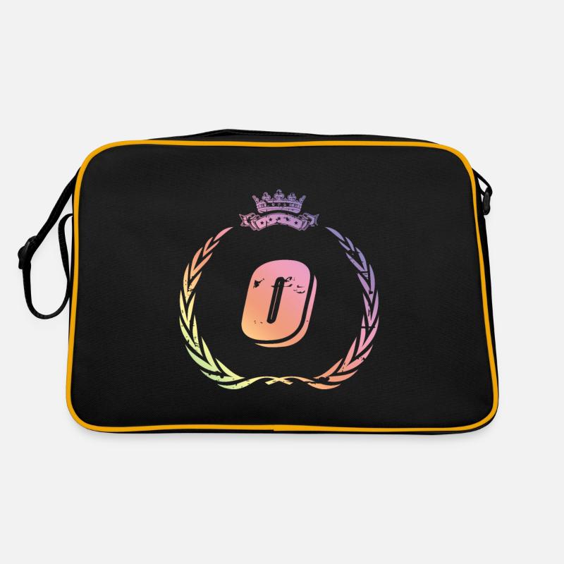 O Couronne de lettres Sac Retro