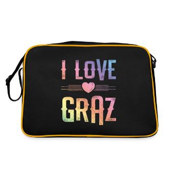 J’adore Graz - Sac Retro - noir/or - Dos