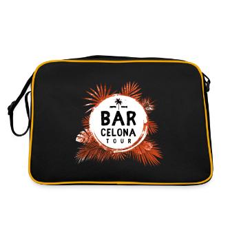 Visite de Barcelone colorée - Sac Retro - noir/or - Dos