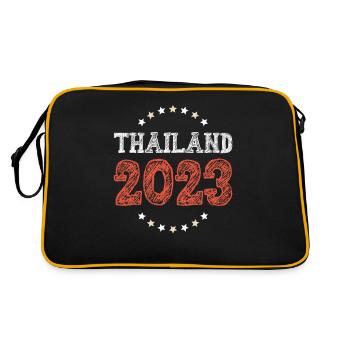 Thaïlande 2023 - Sac Retro - noir/or - Dos