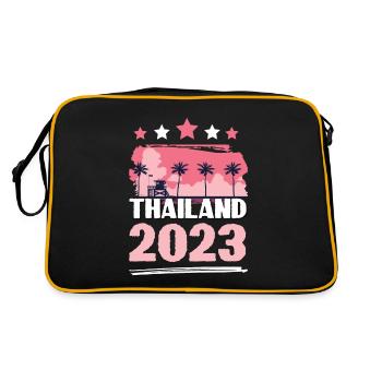 Thaïlande 2023 - Sac Retro - noir/or - Dos