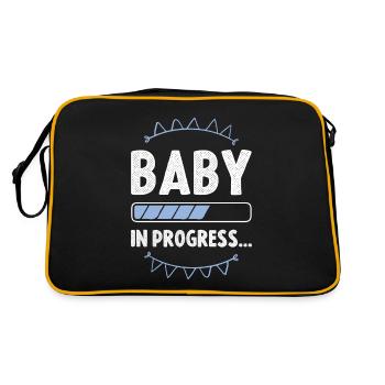 Baby in process - Retro Bag - black/gold - Back