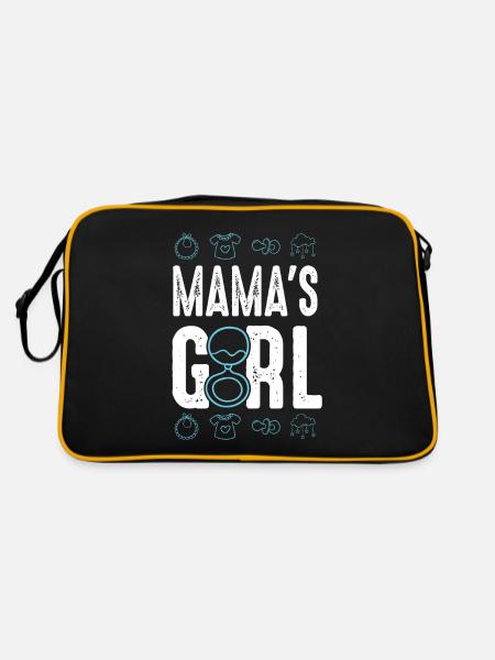 Bébé Mamas Fille - Sac Retro - noir/or - Dos