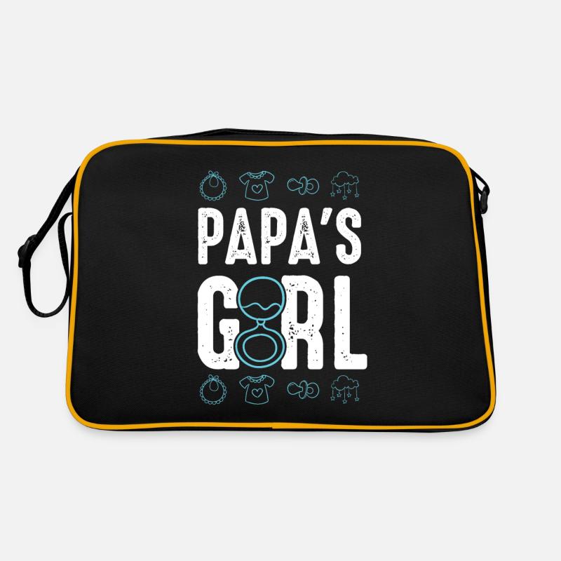Bébé papa fille Sac Retro