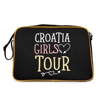 Tournée des filles en Croatie - Sac Retro - noir/or - Dos