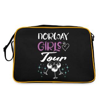 Tournée des filles de Norvège - Sac Retro - noir/or - Dos